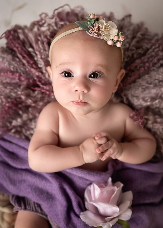 Photographe bébé 3 mois aubigny